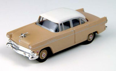 1:87 1955 Ford Customline: Buckskin Brown w/ White Roof