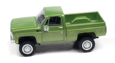 1:87 1975 Chevrolet 4x4 Pickup Truck: Lime Green Poly