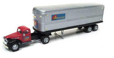 1:87 1941/46 Chevrolet Tractor/Trailer Set: Associated Truck Lines