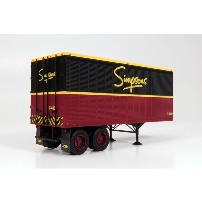 HO 26ft Can-Car Trailer: Simpsons #T-403