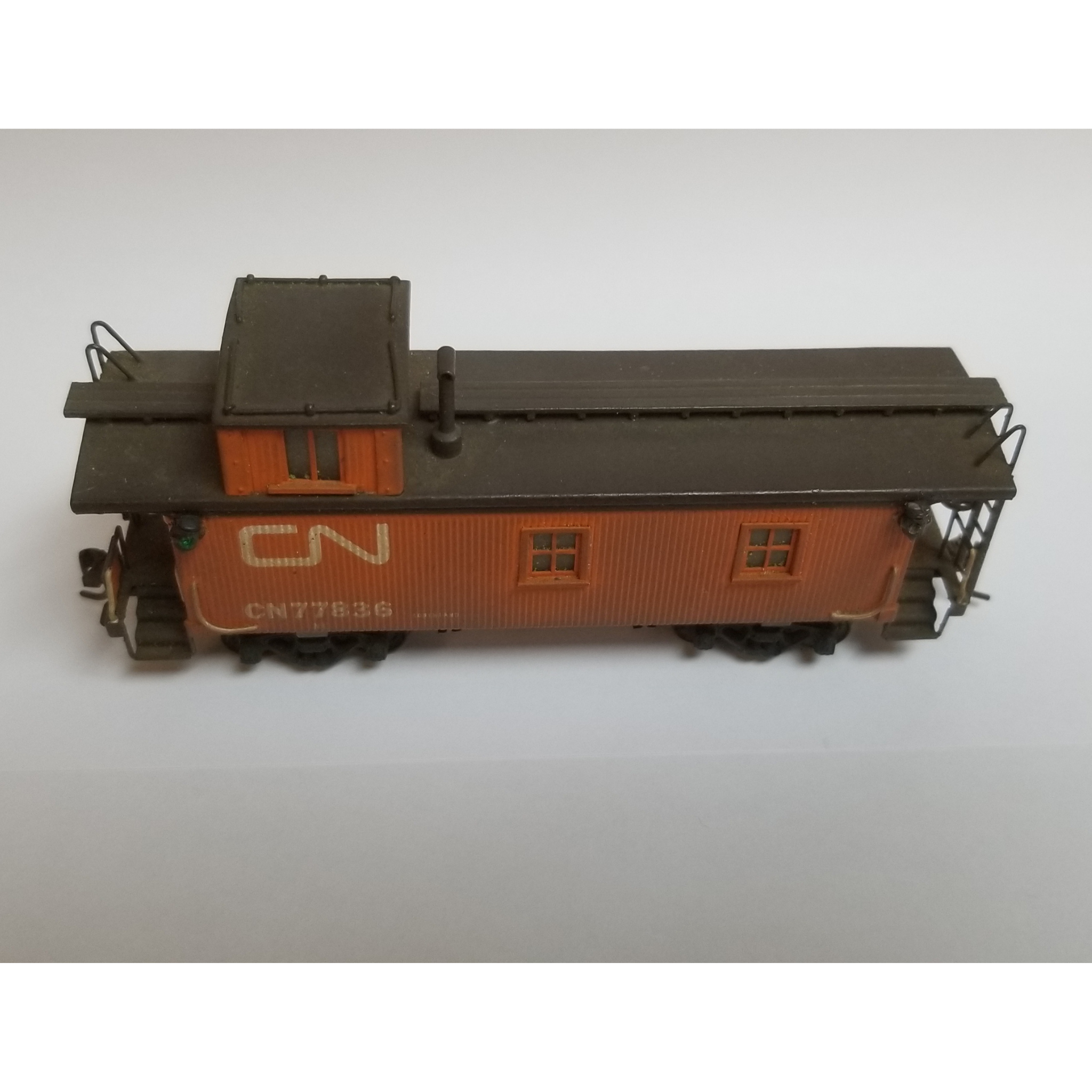 Brass VH CN Wood Sheathed Caboose